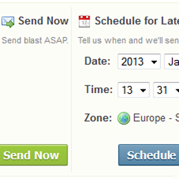 pardot scheduling blasts based on time zone